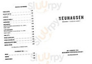 Cafe Neuhausen menu