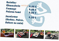 Lézarde menu