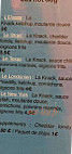 Bar Le Terminal menu