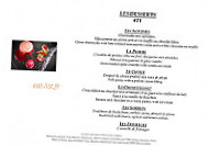 Restaurant Auberge du Roua menu