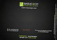 Basilic Co Merignac (mondesir) menu