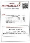 Auberge du Pfaffenschlick menu