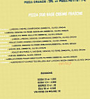 M Pizza menu