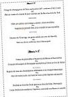 Auberge De Marville menu