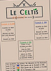 Le Celtis menu