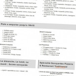 La Table Du Grizzli Carte