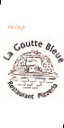 La Goutte Bleue menu