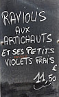 Chez Domi menu