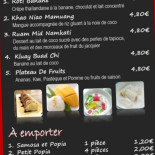 Le Wok De L'itasia menu