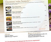 Auberge De L'abbaye menu