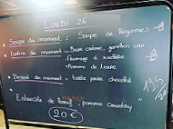 L'ecole Des Grands menu