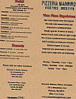 Pizzeria Manninos menu