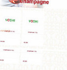 Yoshi menu