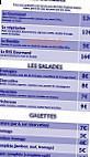 La Cabane Gourmande menu