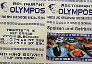 Olympos menu