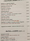 La Taormina menu