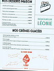 Leonie menu