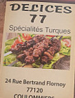 Delice 77 menu