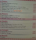 La Fourchette Bressane menu