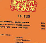 Pizza Pise menu