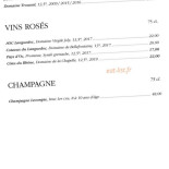 Les Marronniers Carta