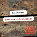 Robin Des Bois menu