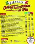 Pizza Chez Francesco Et Fils menu
