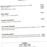 Marius Bistro Speisekarte