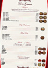 Rani Restaurant Traiteur menu