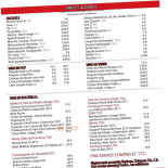 Bistro Gusto menu