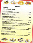 Pollo Feliz And Taqueria menu