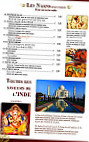 New Indien Restaurant menu