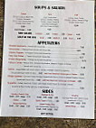 The Harbourage menu