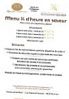 Philippe Bohrer menu