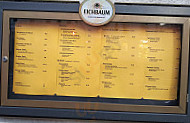 Eichbaum Tresen menu