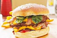 Holy Moly Gourmet Burger food