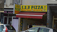 123 Pizza menu