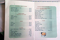 Sandra's Village Tea Room menu
