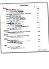 Restaurant Le Domaine des Roches menu
