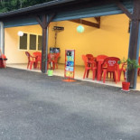 Snack Camping inside