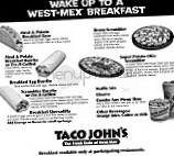 Taco John's menu