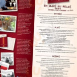 Au Relais Louis Blanc menu