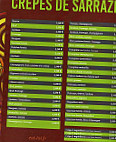 Crêperie du Frugy menu