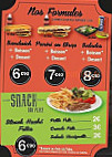 La Pause Dej menu