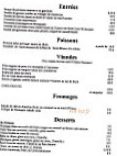 Le Victorine menu