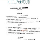Les Pantins menu