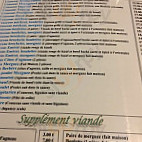 Le Mediterraneen menu