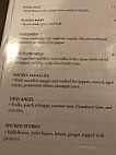 Flux Restaurant And Bar menu