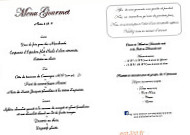 La Table Des Marchands menu