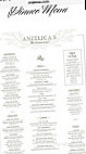Angelica's menu